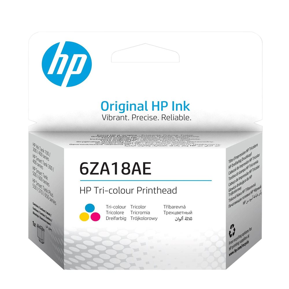 HP 6ZA18AE PRINTHEAD TRI-COLOUR