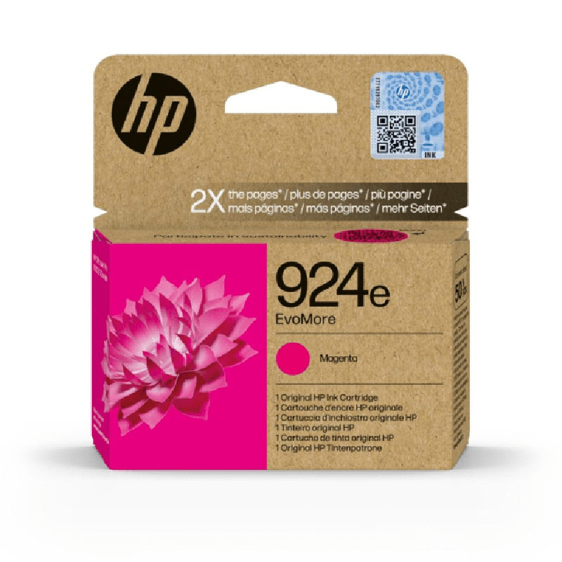 HP 924E EVOMORE INK CARTRIDGE MAGENTA (4K0U8NE)