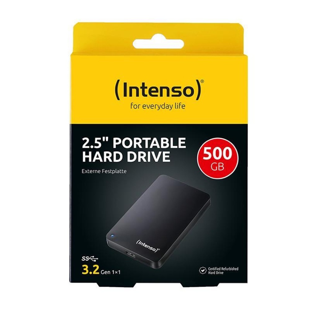 INTENSO PORTABLE HARD DRIVE 500GB USB 3.2