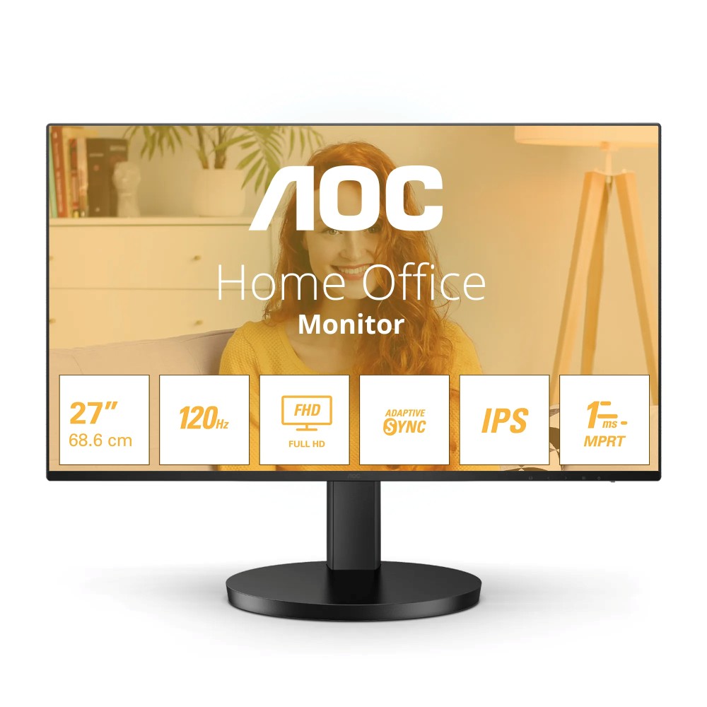 AOC 27B3HA2 27 INCH FHD 1920X1080 IPS MONITOR 120HZ