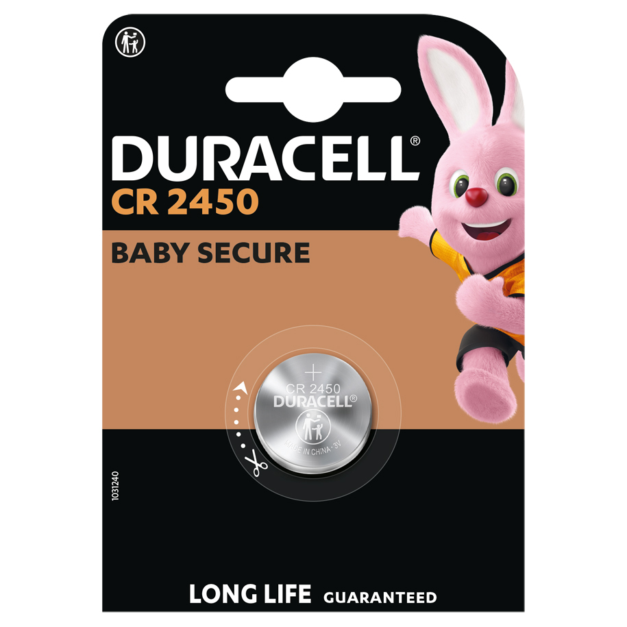 DURACELL LITHIUM CELL BATTERY CR2450