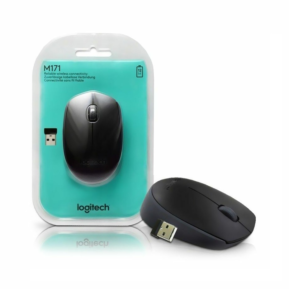 LOGITECH WIRELESS MOUSE M171 BLACK