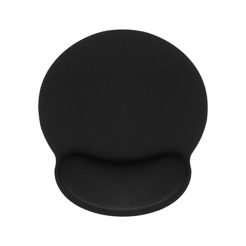 ERGONOMIC MOUSE PAD WITH WRIST SUPPORT BLACK