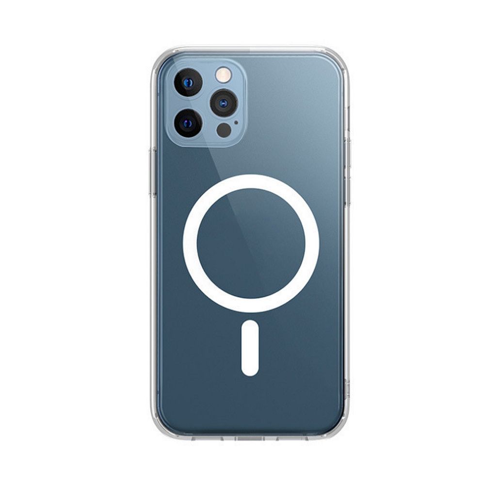 SILICONE MAG CASE IPHONE 12 PRO CLEAR