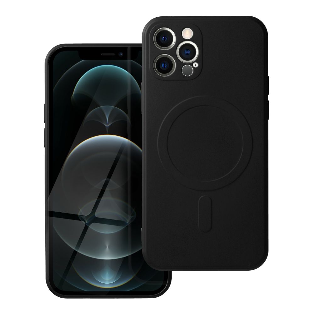 SILICONE MAG CASE IPHONE 12 PRO BLACK