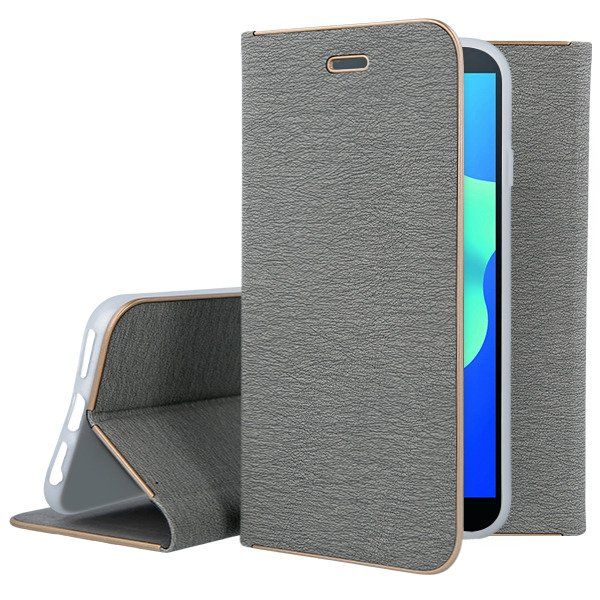 LUNA BOOK CASE SAMSUNG A14 SILVER