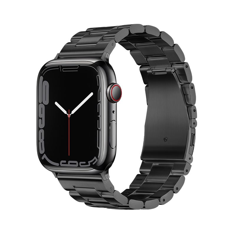 FORCELL F-DESIGN STRAP FA10 APPLE WATCH 42 - 44 - 45 - 49MM BLACK