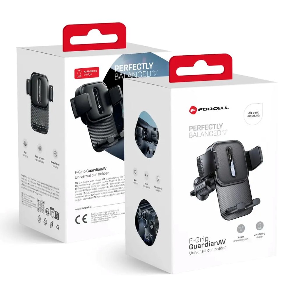 Forcell Car Phone Holder F-Grip Guardian Av Air Vent
