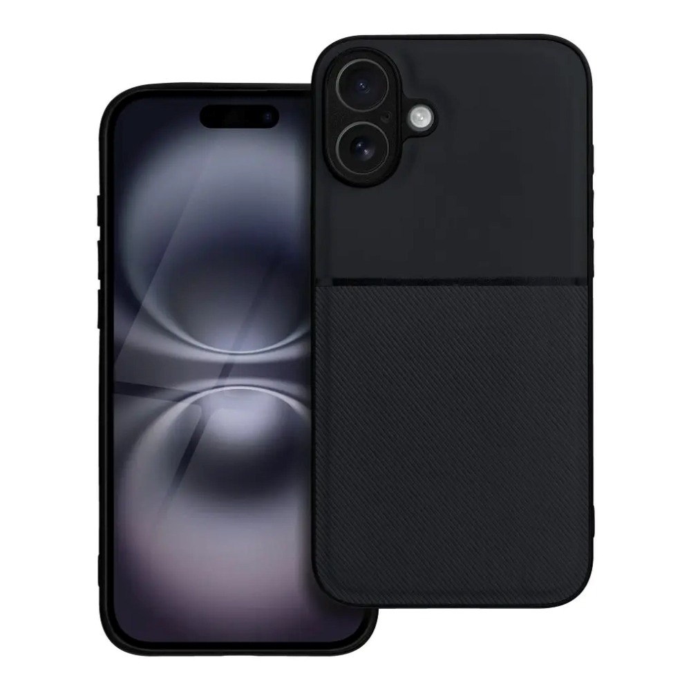 NOBLE SILICONE CASE IPHONE 16 PLUS BLACK