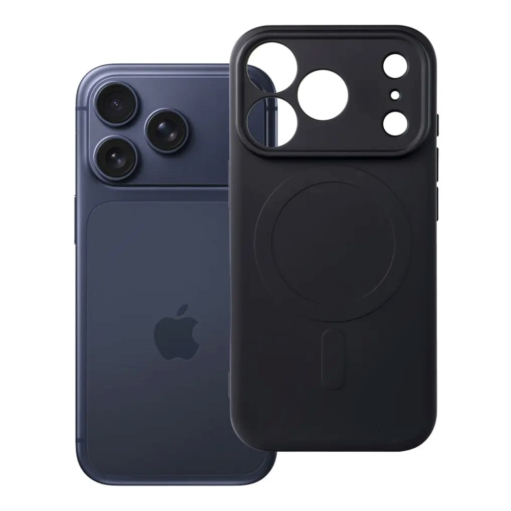 Silicone Magsafe Campro Case iPhone 17 Pro - 18 Pro Black