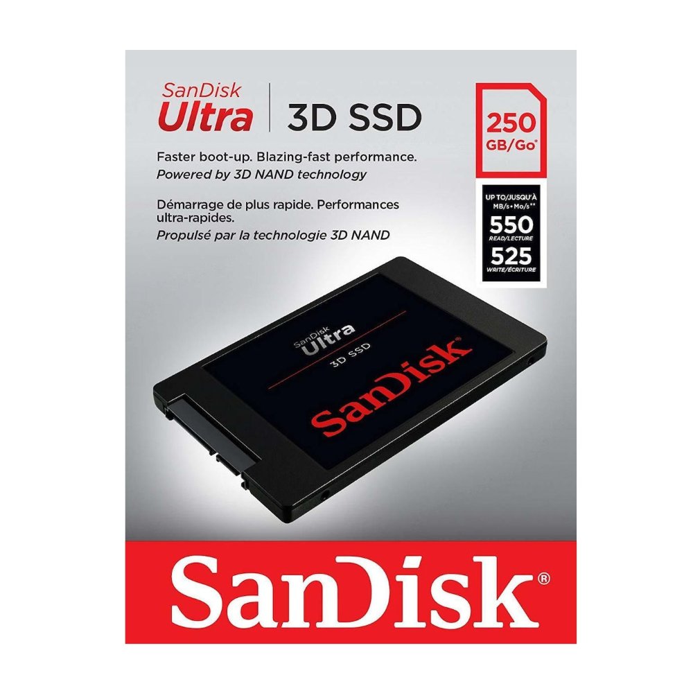 SANDISK SSD ULTRA 3D PLUS DRIVE 2.5 250GB