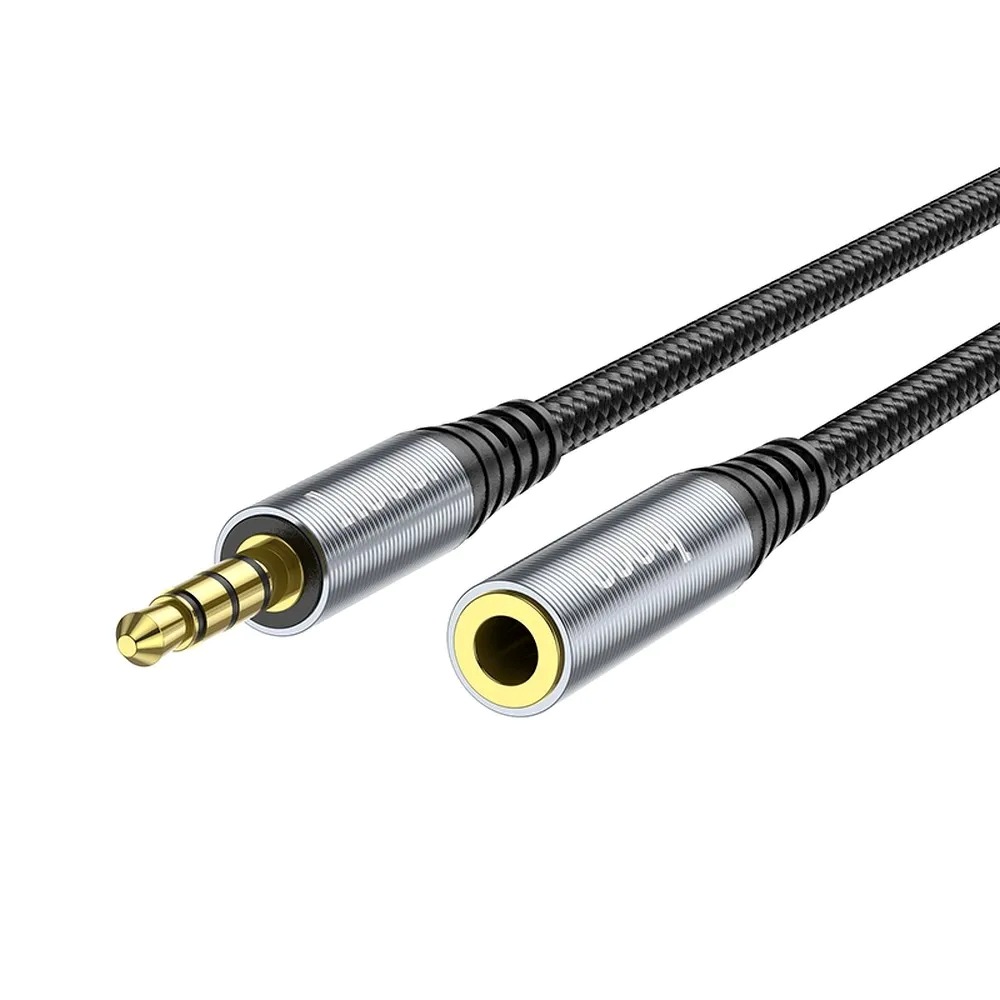 HOCO AUX 3.5MM AUDIO EXTENSION CABLE 2M UPA20 BLACK