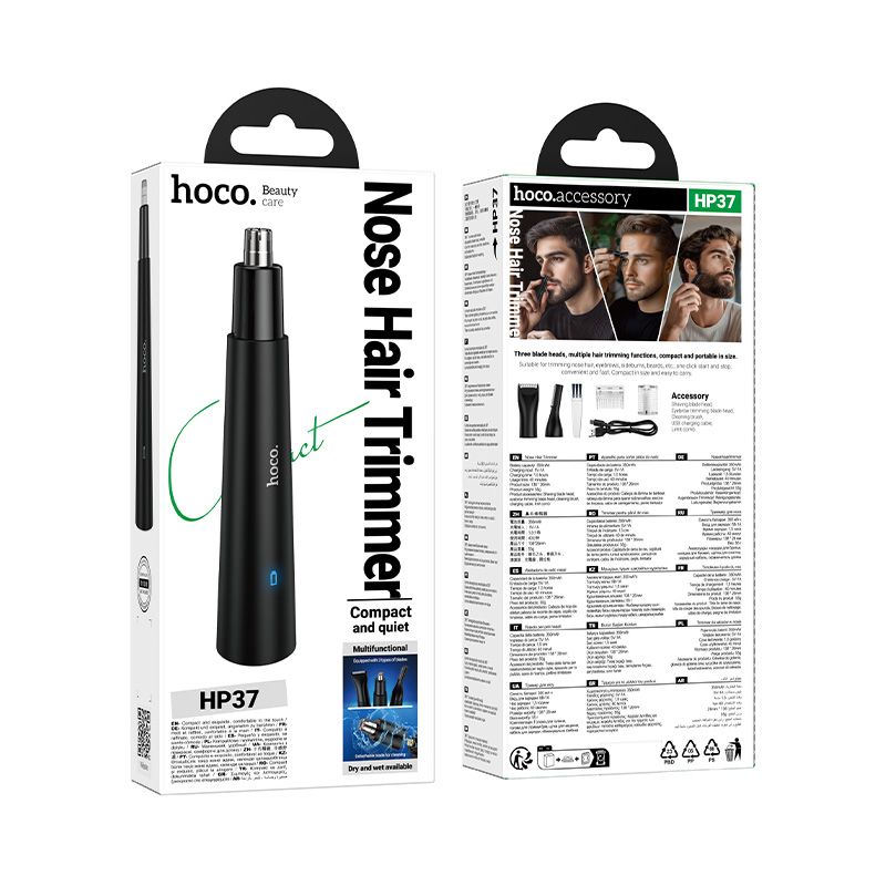 HOCO 3 IN 1 NOSE - EAR - EYEBROW HAIR TRIMMER HP37