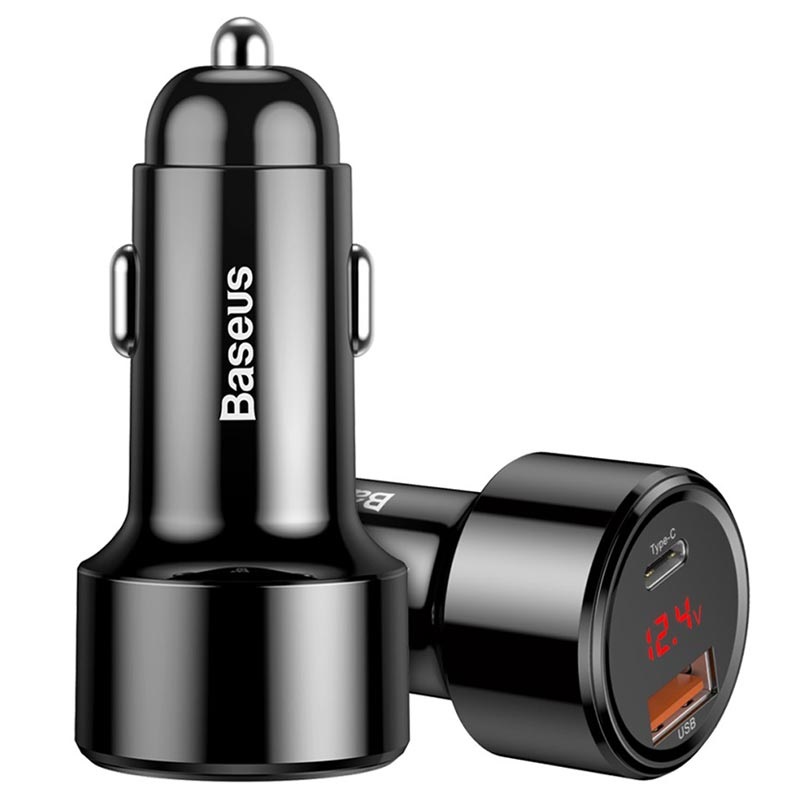 BASEUS CAR CHARGER 45W USB + TYPE-C CCMLC20C-01