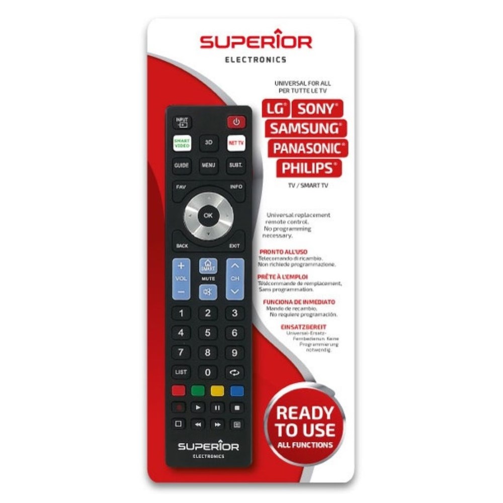 SUPERIOR TV REMOTE CONTROL LG SONY SAMSUNG PANASONIC PHILIPS