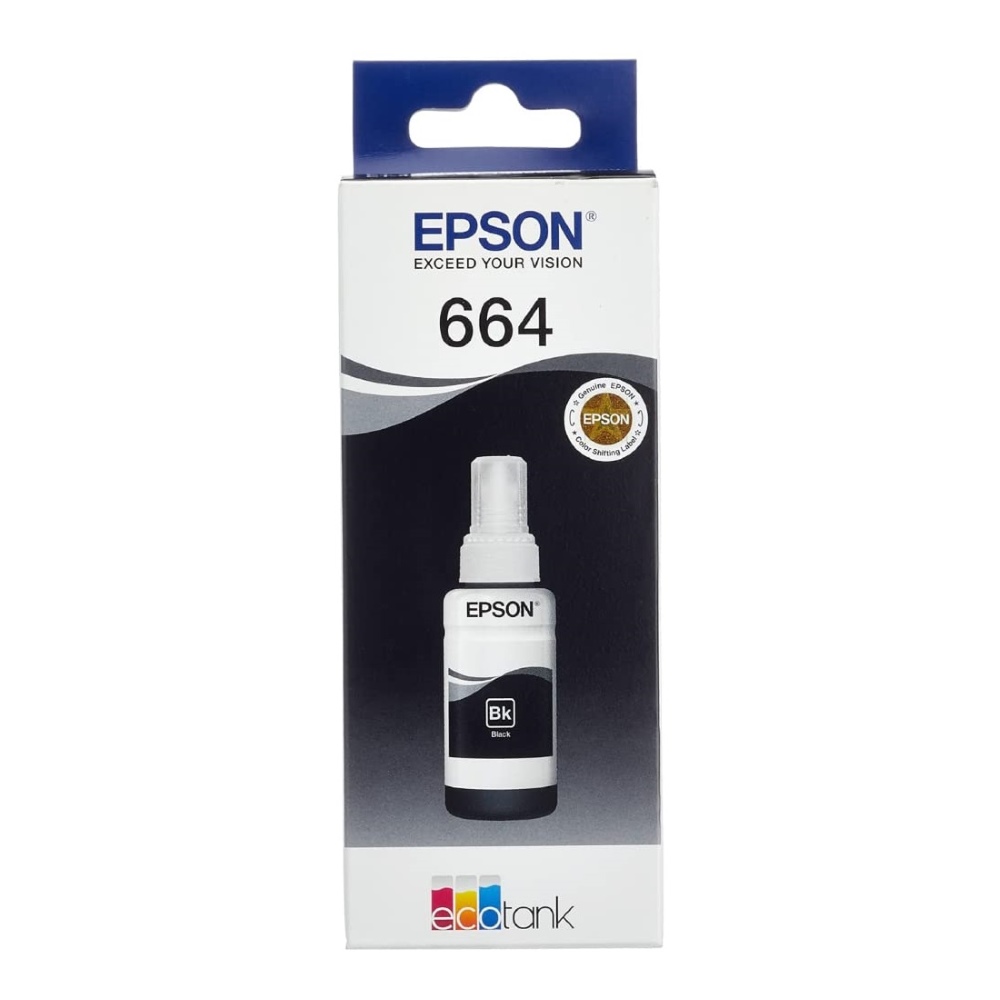 EPSON 664 INK BOTTLE 70ML BLACK
