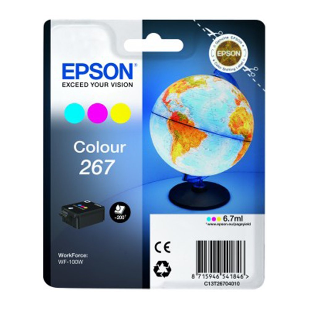 EPSON 267 INK COLOUR C13T26704010