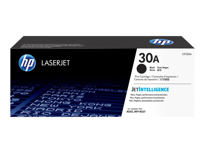 HP 30A BLACK ORIGINAL TONER CARTRIDGE CF230A