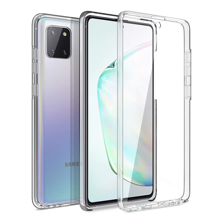 SLIM SILICONE CASE SAMSUNG NOTE 10 LITE CLEAR