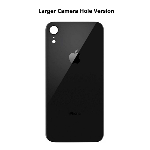 BACK GLASS IPHONE 8 BIG HOLE BLACK