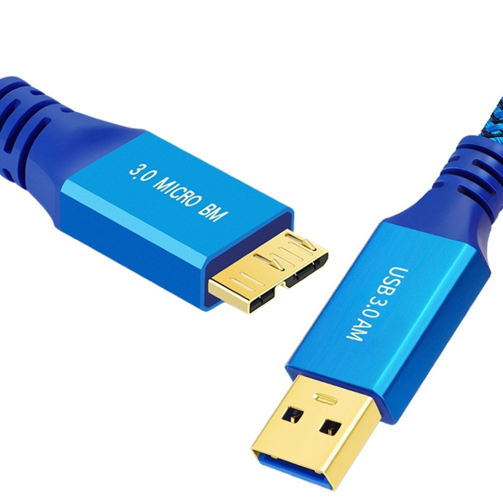 USB 3.0 MALE CONNECTION CABLE TO MICRO USB-B 30CM