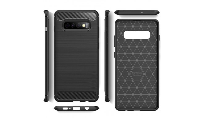 CARBON BRUSHED CASE SAMSUNG S10E BLACK