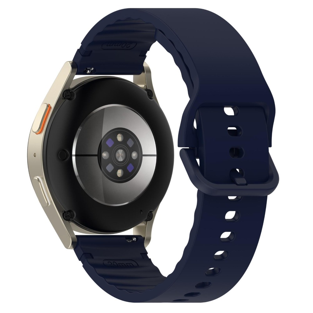 SILICONE WATCH BAND 22MM MIDNIGHT BLUE