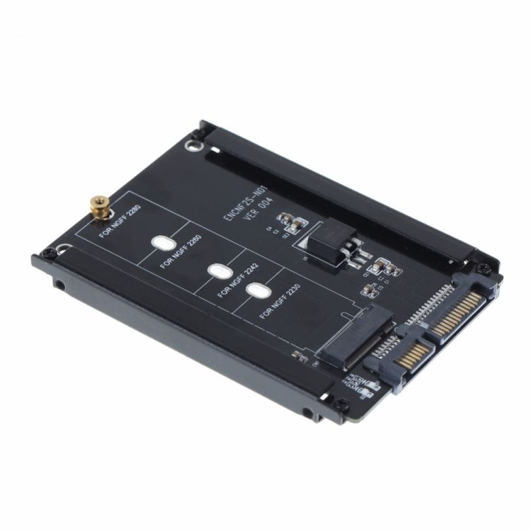 METAL CASE 2.5 SATA WITH M.2 NGFF SOCKET
