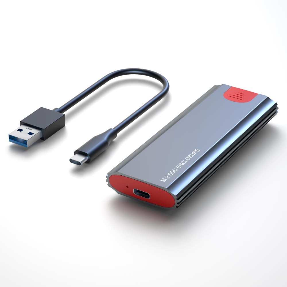 ENCLOSURE M.2 NVME - SATA SSD 10GBPS UP TO 2TB